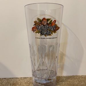 Rainforest Cafe Plastic LED light up glass cup 🐸